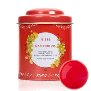 하루티 매리 히비스커스 허브티 PLA 삼각티백 3g x 20티백 틴케이스 (설탕없이 달콤한 티)