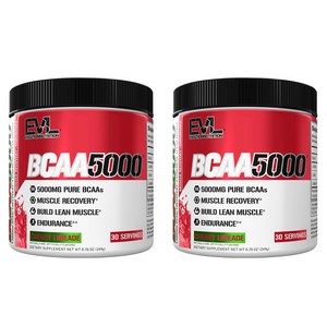 EVLUTIONNUTRITION BCAA 5000mg, 249g, 2개