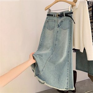 여성스커트 롱스커트 데님스커트 / 청 치마 / ZFY032807 33
