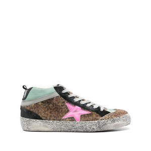 골든 구스 미드 스타 더블 쿼터 스니커즈, Italy 41(KR 270), 브라운계열