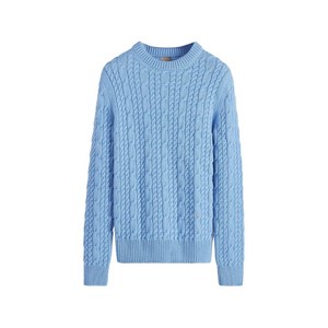 디올 케이블 니트 크루 넥 스웨터