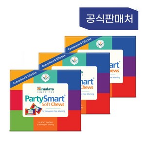 [히말라야] 숙취해소 파티스마트 10개입 3박스, 30.5g, 3개