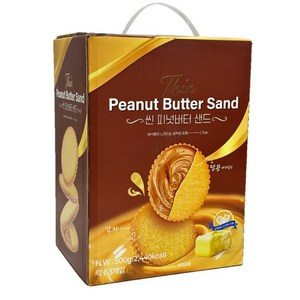 씬 피넛버터샌드, 500g, 1개