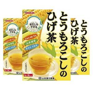 야마칸 옥수수수염차, 8g, 20개입, 3개