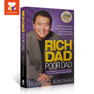 영문도서 Rich Dad Poo Dad English Book by Robet Kiyossaki