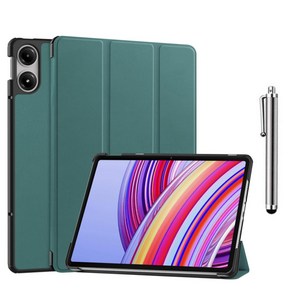 샤오미 레드미 패드 프로 12.1인치 전용 북커버 케이스 XiaoMi RedMi Pad Pro 케이스나라, 딥그린