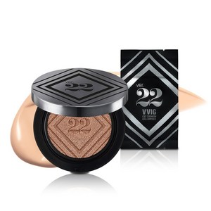 조성아22 씨앤티 시카 앰플 대왕쿠션 파운데이션 SPF50+ PA++++ 25g + 리필 25g, 2호 샌드베이지, 1개