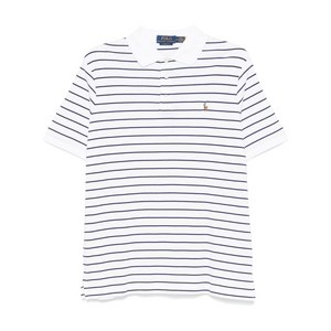 폴로랄프로렌 스트라이프 폴로 셔츠, 화이트계열, Standard XL(KR 110)