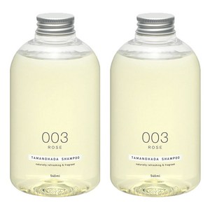 타마노하다 샴푸 003 로즈, 540ml, 2개