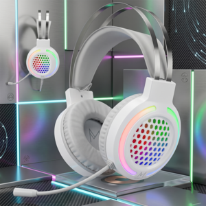 메이브 초경량 게이밍 헤드셋 USB 마이크 LED