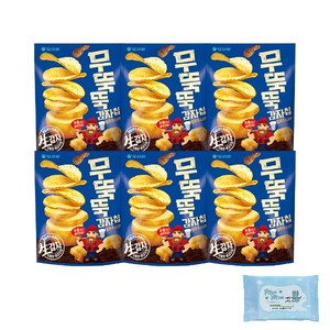오리온 무뚝뚝 감자칩 통후추소금맛, 106g, 6개