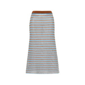 마르니 A라인 스트라이프 크로셰 스커트
