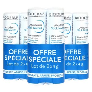 바이오더마 아토덤 스틱 레브르 립밤 2개입, 무향, 8g, 3개