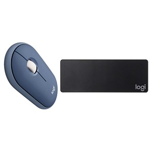 로지텍 페블 무선마우스 + 마우스 장패드