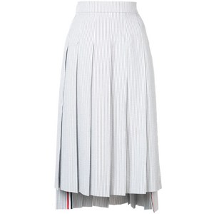 톰 브라운 미디 스트라이프 플리츠 스커트, 그레이계열, Italy 44(KR 77)