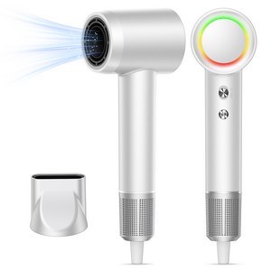 NICESUN 미니 초고속 음이온 드라이기 BLDC 무소음 헤어드라이기+360도 회전 자석식 노즐/자석 필터