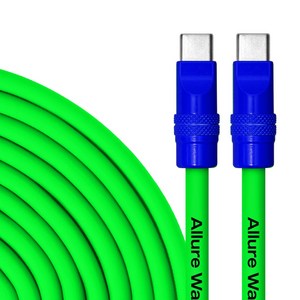 얼루어웨이브 실리콘 초고속 충전 240w 케이블 C to C
