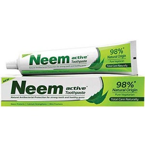 인도 님 치약 200g Neem active 98% toothpaste 천연허브치약 6세트, 6개