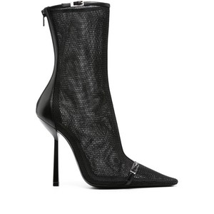 생로랑 옥살리스 메시 포인티드 부츠 115mm, Europe 36.5(KR 235), 블랙계열