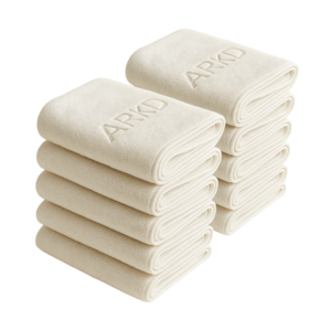 아크디 먼지없는 호텔 고급 수건, 오트, 10개