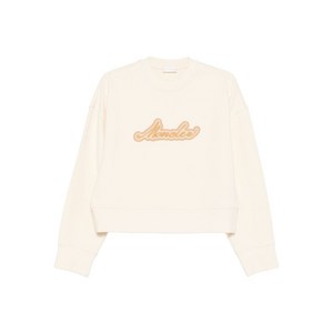 몽클레르 로고 아플리케 스웨트셔츠, 베이지계열, Standard S(KR 55)