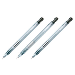 제브라 노크펜슬 M-1700 샤프 클리어, 0.5mm, 3개