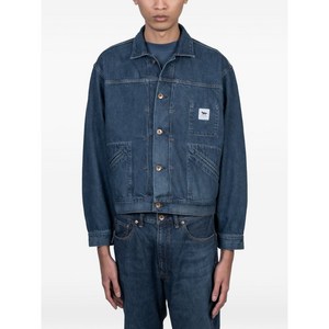 메종키츠네 X 쿠로 셀비지 데님 재킷, 블루계열, Standard XL(KR 110)