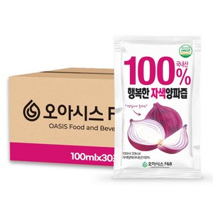 오아시스 국내산 자색양파즙, 100ml, 30개