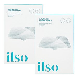 일소 네추럴 마일드 클리어 노우즈 팩, 5개입, 2개
