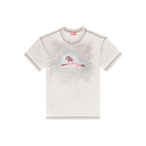 디젤 T-놈-V6 티셔츠, 그레이계열, Standard XL(KR 110)