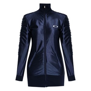 발렌시아가 ruched-detail zip-up dress