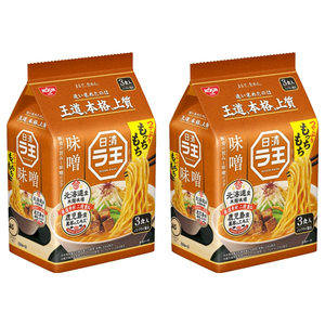 닛신 라왕 미소라면 3개입 된장라면 276g, 2팩