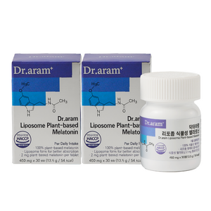 닥터아람 리포좀 식물성 멜라토닌, 30정, 2개