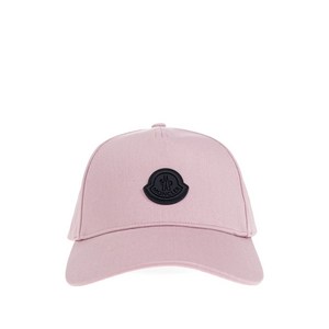 몽클레르 로고 패치 코튼 캡 모자