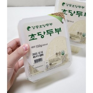 강릉초당두부 초당두부 팩두부 두부550g 두부340g, 1개, 340g