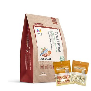 트러스트밀 강아지 전연령 기능성 사료, 피부/피모+알러지, 1.2kg, 1개