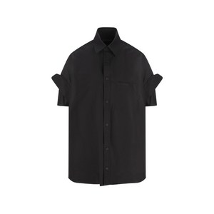 발렌시아가 버튼 업 자수 셔츠, 블랙계열, France 36(KR 55)