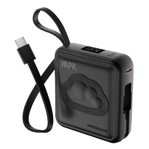 WAPIK 초소형 미니 고속충전 보조배터리 M2 PD 22.5W 10000mAh