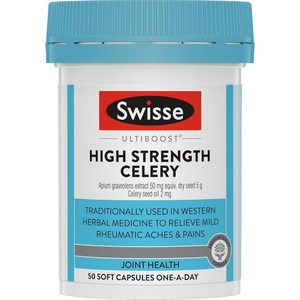 스위스 울티부스트 하이 스트렝스 샐러리 5000mg 조인트 헬스 캡슐, 50정, 1개