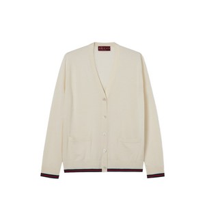 구찌 웹 캐시미어 가디건