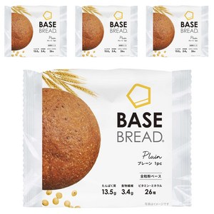 베이스푸드 베이스 브레드 플레인, 67g, 4개