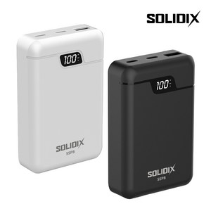 솔리딕스 lite 10 준고체 반고체 보조배터리 10000mAh C타입 기내반입