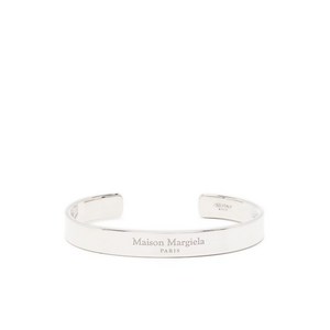메종 마르지엘라 인그레이빙 로고 커프 브레이슬릿