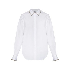 알렉산더맥퀸 embellished collared shirt, 화이트계열, Italy 42(KR 66)