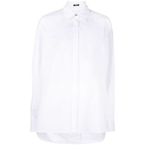베르사체 버튼 업 코튼 셔츠, 화이트계열, Italy 40(KR 55)