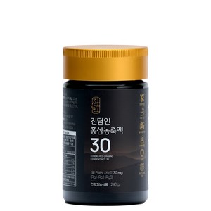 [건강기능식품] 진담인 홍삼농축액 30 고함량 진세노사이드 30mg, 1개, 240g