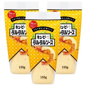큐피 타르타르 소스, 155g, 3개