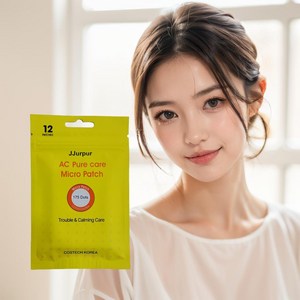 [쯔르프르] AC 퓨어 케어 마이크로패치 여드름 트러블 피부진정 1세트 12p 14mm, 1개, 12개입