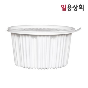 [ILYONG] 탕용기 FP 220파이 대 2800ml 100세트 PP 백색, 100개, 1세트