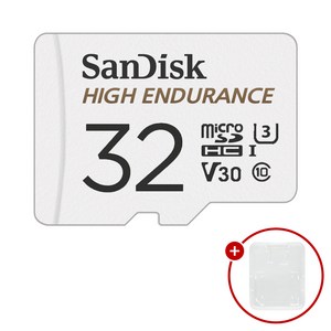 샌디스크 마이크로SD카드 High Endurance 하이엔듀런스 SDSQQNR + SD카드 케이스